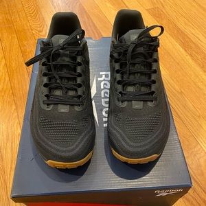 Reebok Nano X2  Cross Training Shoe. Black tan sole. Size 10.5 US